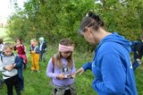 Mit Landart erlernen wir Heckenpflanzen | © LBV Umweltstation Altmühlsee