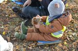 Mecki begrüßt die Kinder | © LBV Umweltstation Altmühlsee
