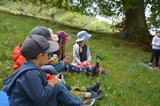 Vorstellungsrunde mit Stofftieren | © LBV Umweltstation Altmühlsee