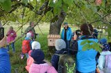Wiedehopfkasten wird aufgehängt | © LBV-Umweltstation Altmühlsee